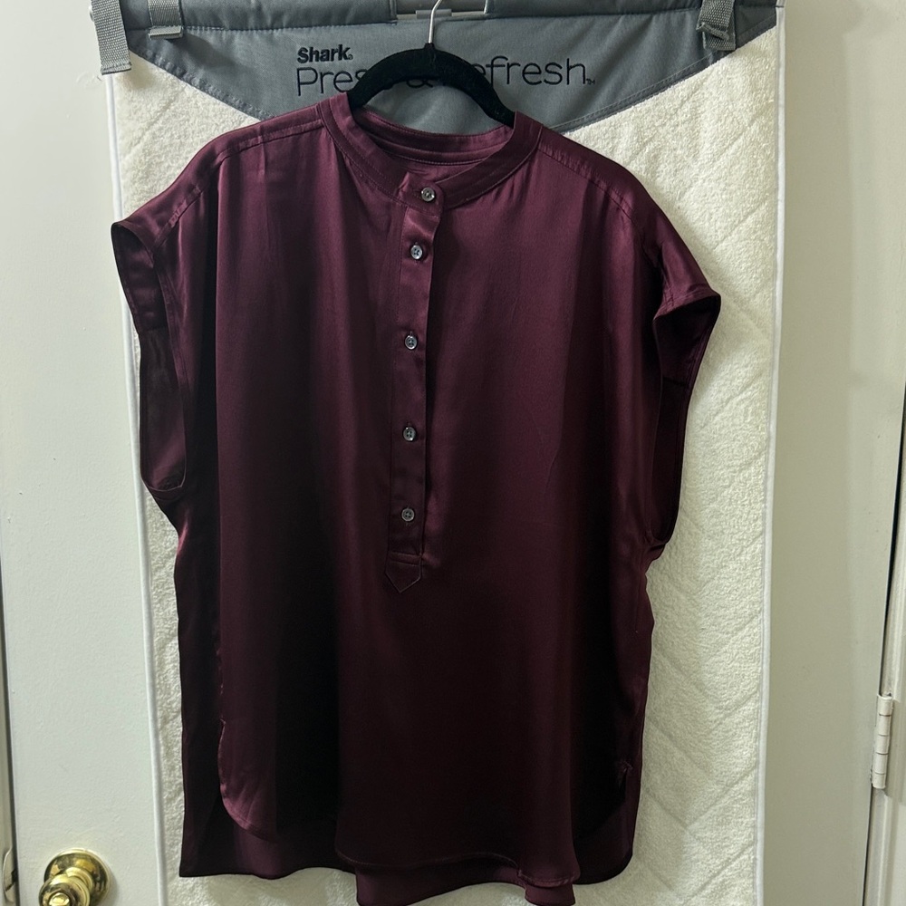 Women Burgundy Blouse